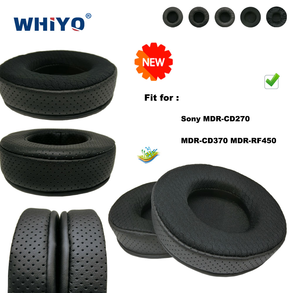 Velvet Cushion Cover - 交換用イヤーパッド Sony MDR-CD270 MDR-CD370 MDR-RF450 ヘッドセット部品レザークッションベルベットイヤーマフヘッドセットスリーブカバー