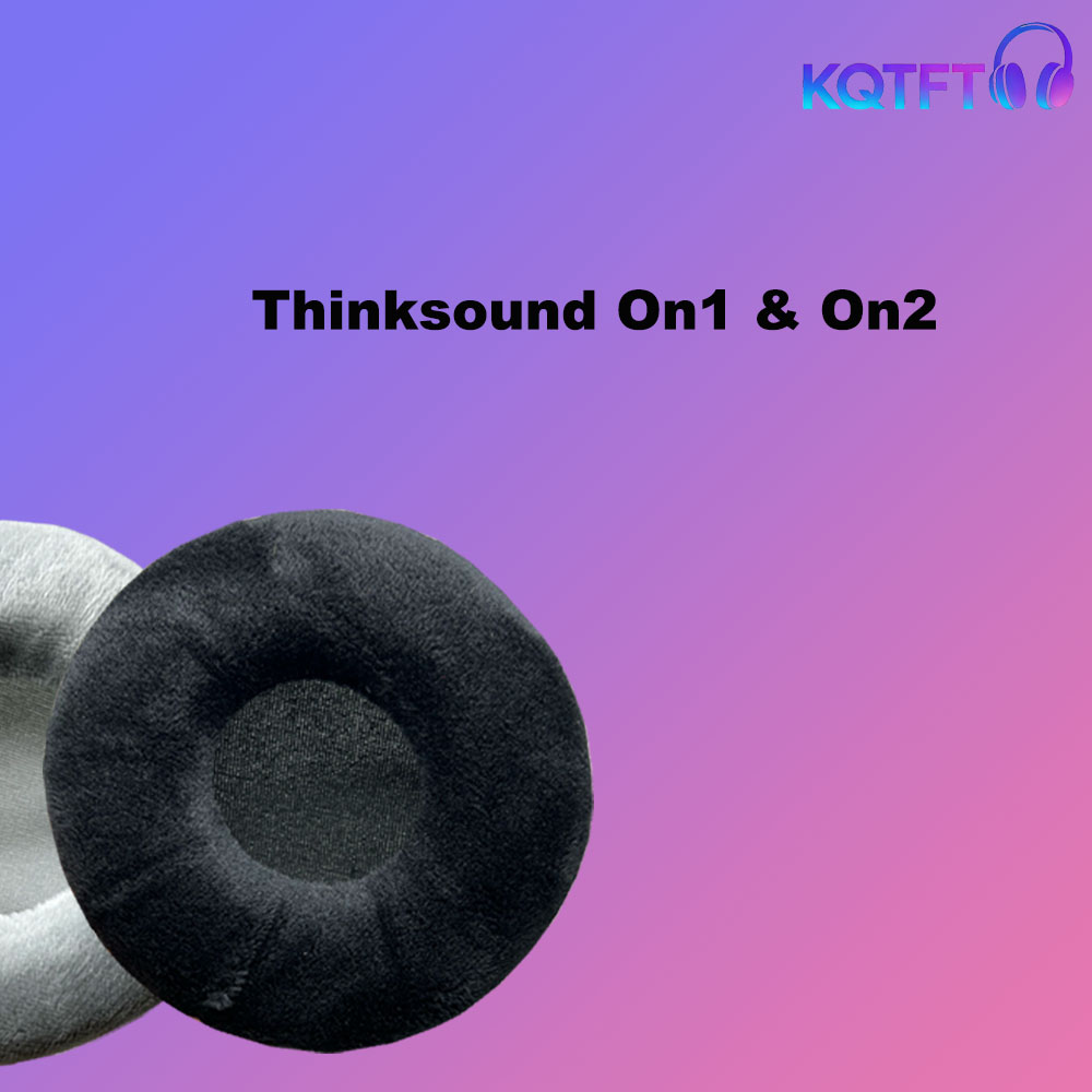 Velvet Cushion Cover - 交換用イヤーパッド Thinksound On1 & On2 ヘッドセットパーツ用