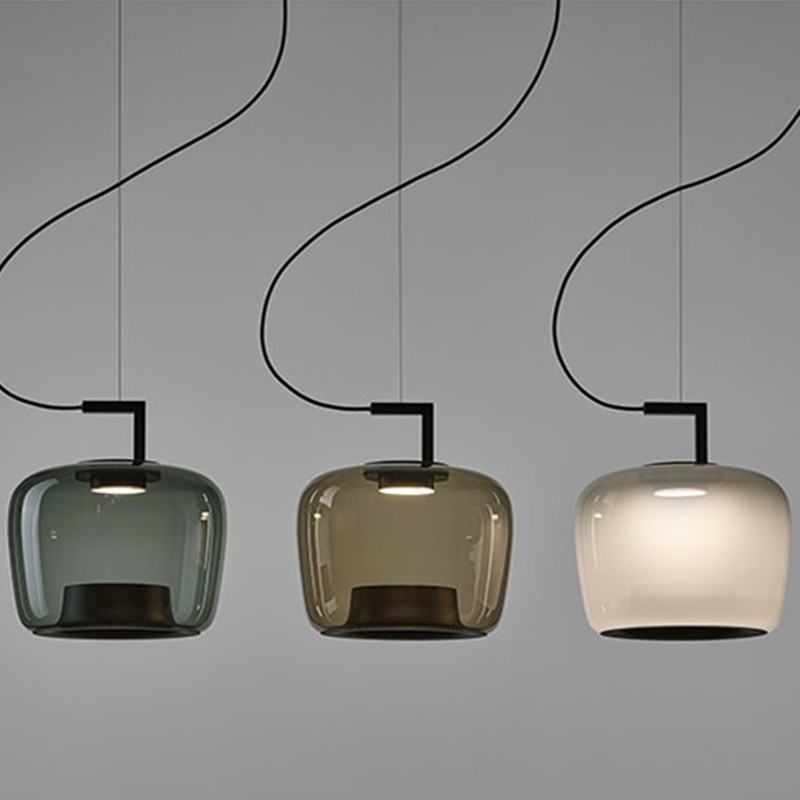 Interior Design Elements - モダンクリエイティブハンギングガラスペンダントランプリビングルームベッドルームベッドサイドバーシャンデリアインテリアデザインルスター照明器具