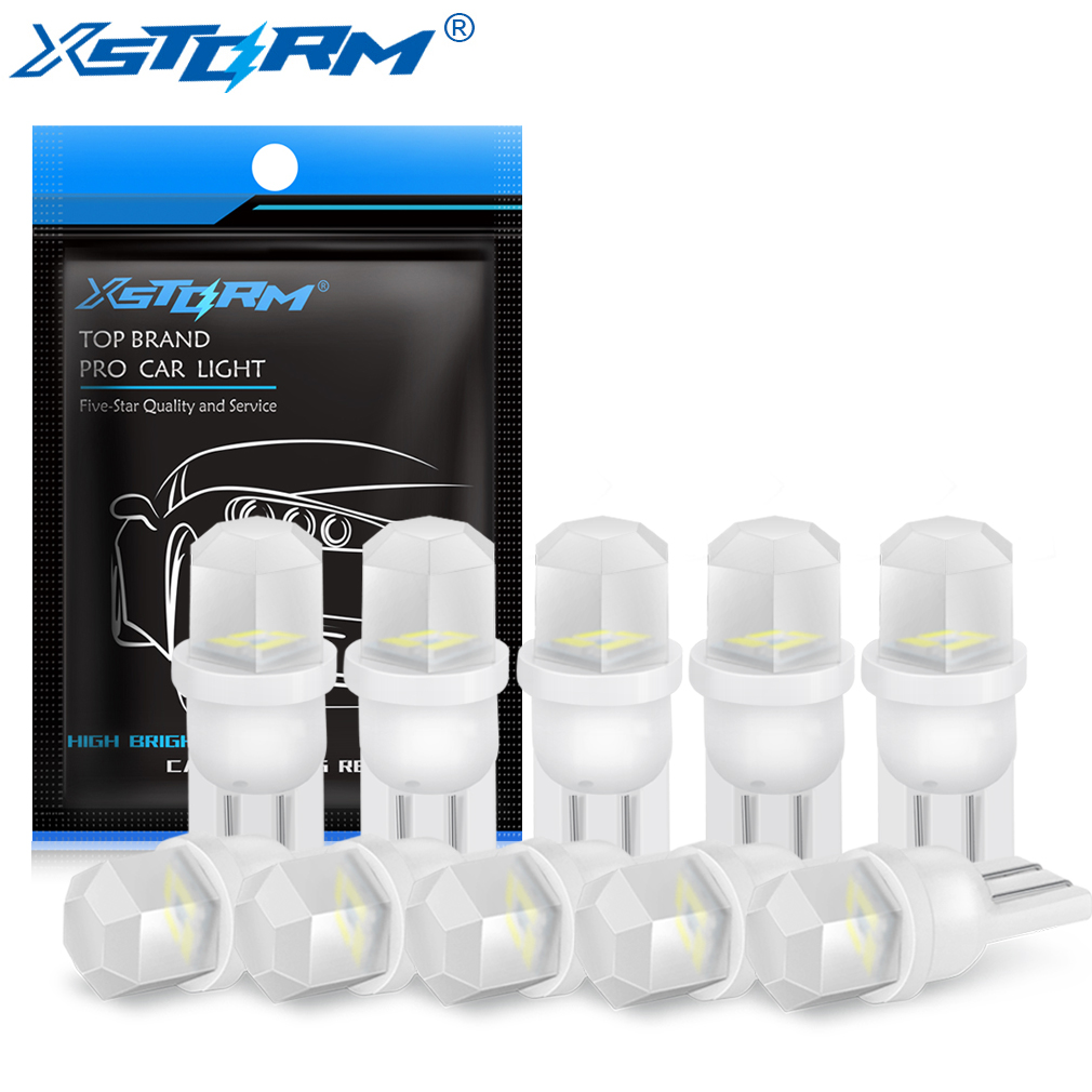 Interior Design Elements - 10 個セラミック T10 W5W LED 電球