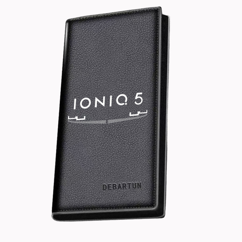 Interior Design Elements - IONIQ 5、幾何学的なデザイン要素、ライン。 メンズ 長財布 ビジネス スタイリッシュ