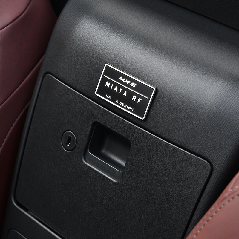 Interior Design Concept - Mazda mx5 rfの3Dデザイナーステッカー,ロゴ,室内装飾用の手動金属ステッカー