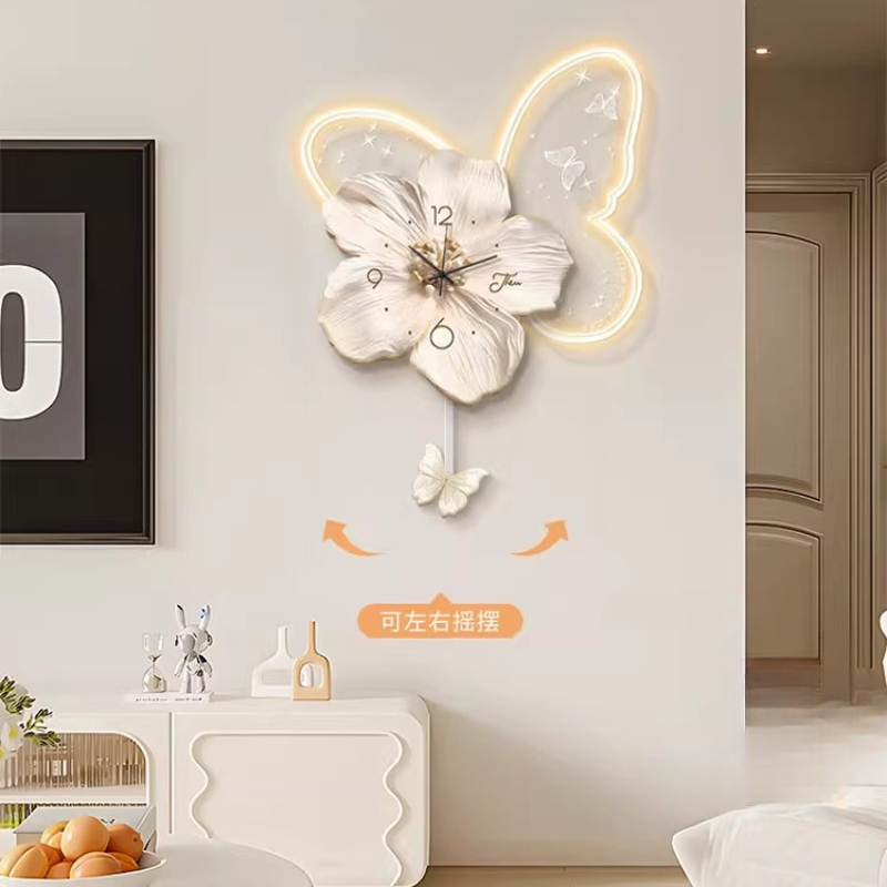 LEDデジタル時計 壁掛け時計 リビングルーム用 高級住宅装 - Interior Design Luxury House のレビューと価格