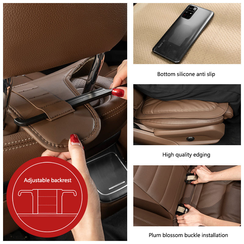 車用通気性シートプラッシュクッションベルベットパッド後部座席 - Velvet Cushion Cover のレビューと価格