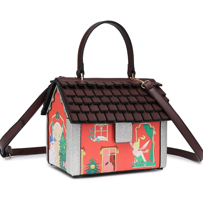 クリエイティブなクリスマスハウスデザインの女性用ハンドバッグ - Interior Design Luxury House のレビューと価格