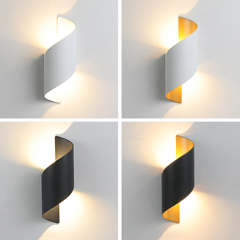 スパイラルデザイン LED ウォールランプ 10 ワット屋内 - Interior Design Elements のレビューと価格