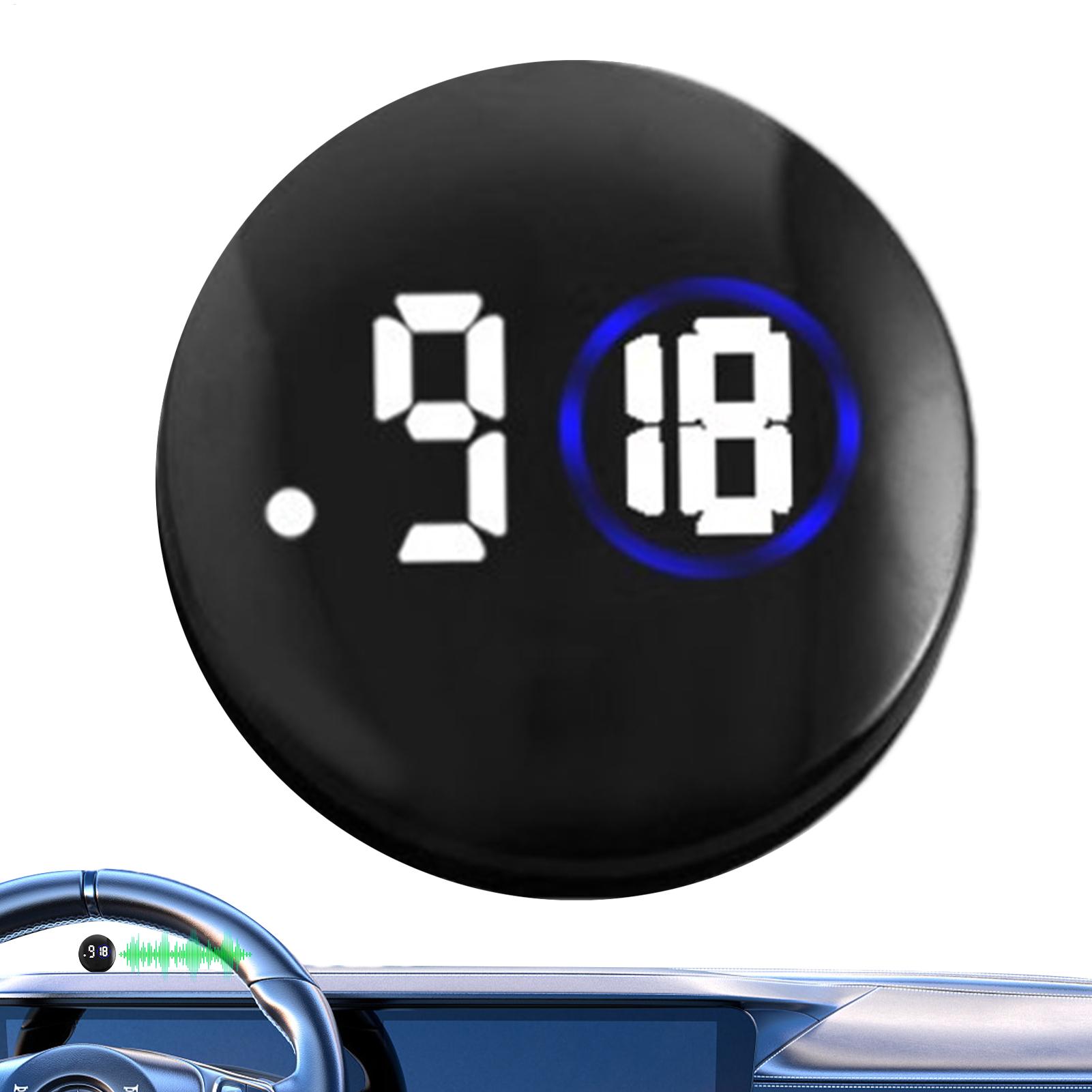 ミニクォーツ時計車発光時計車のダッシュボード LED 時計車 - Interior Design Elements のレビューと価格