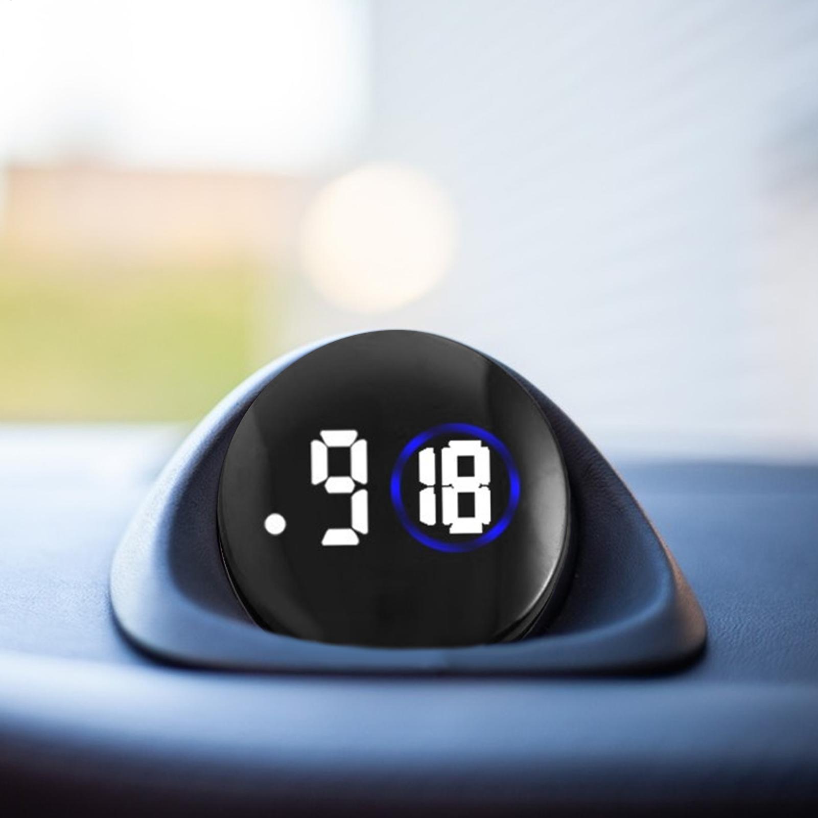 ミニクォーツ時計車発光時計車のダッシュボード LED 時計車 - Interior Design Elements のレビューと価格