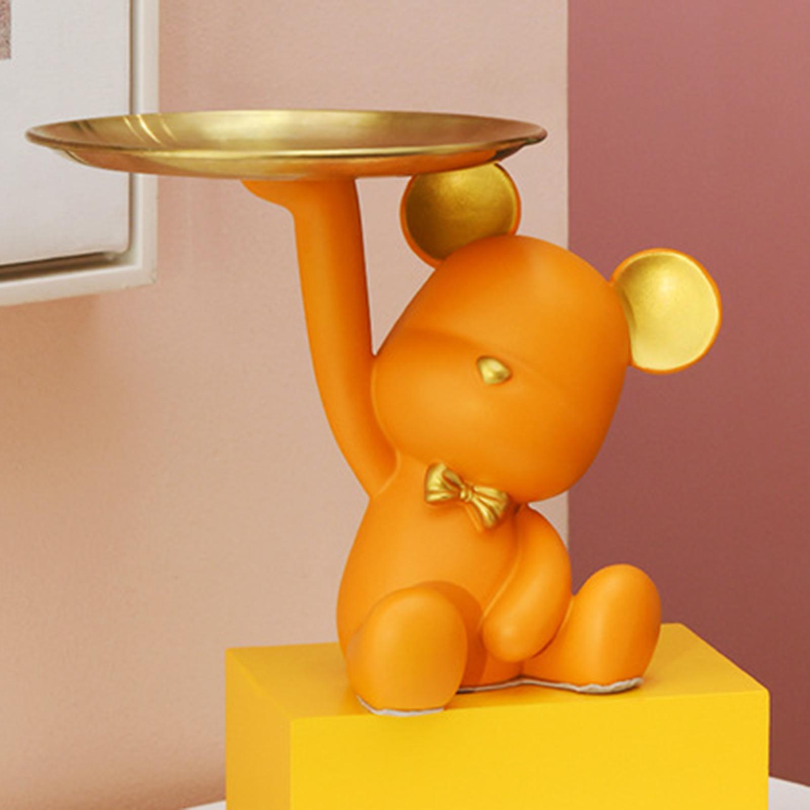 樹脂製のクマの置物,かわいい,家の装飾,デスクの収納,コイン - Interior Design Apartment のレビューと価格