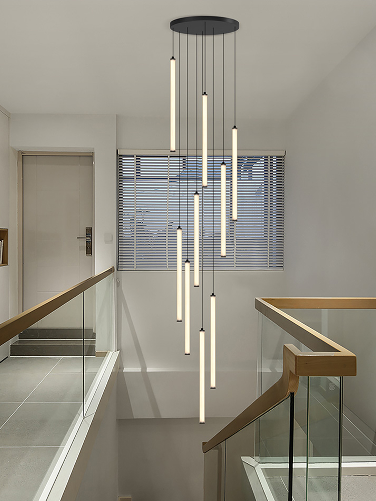 円形管,モダンな照明,室内装飾,階段,リビングルーム用のモダ - Interior Design Elements のレビューと価格
