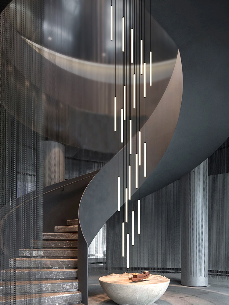 円形管,モダンな照明,室内装飾,階段,リビングルーム用のモダ - Interior Design Elements のレビューと価格