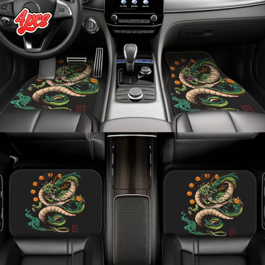 ドラゴンキングデザインカーマット4枚セット、滑り止め、防水、 - Interior Design Concept のレビューと価格