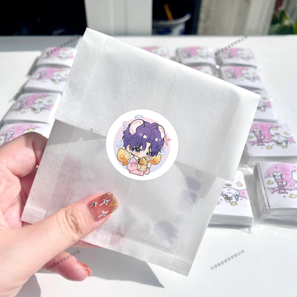 500 個ロールかわいい漫画ステッカーセット愛と深宇宙キャラ - Interior Design Paper のレビューと価格