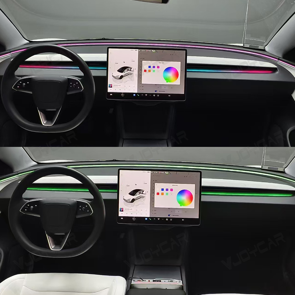Vjoycar エアアウトレット雰囲気照明キット テスラ新型 - Interior Design Concept のレビューと価格