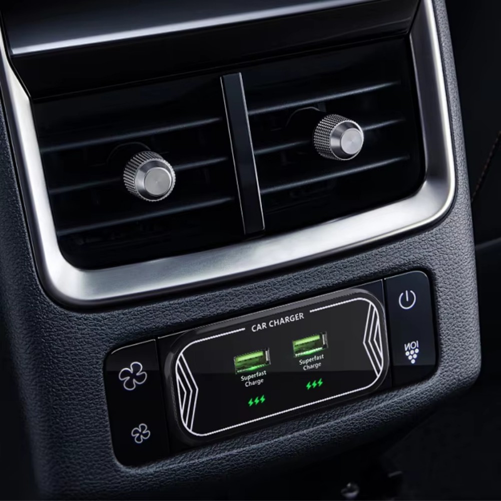 車内用ブラック45Wカーチャージャー コンパクトデザイン カ - Interior Design Output のレビューと価格